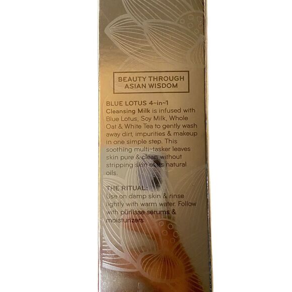 Purlisse Blue Lotus 4 in 1 Cleansing Milk 5.07 fl Oz 150ml Full‎ Size New Sealed - Picture 8 of 10